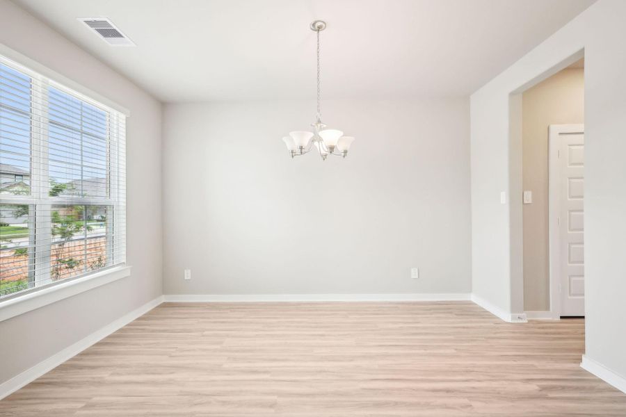 Photo is not of the actual home, but is an inspirational photo of builder’s model home and may depict options, furnishings, and/or decorator features that are not included