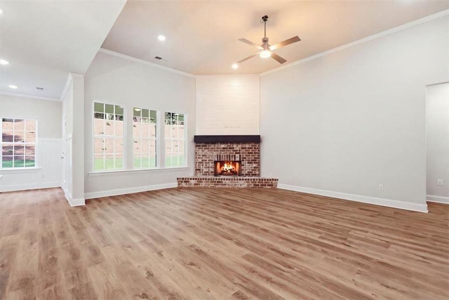 Spacious, unfurnished interior of a new home in , Monroe (Image 56).