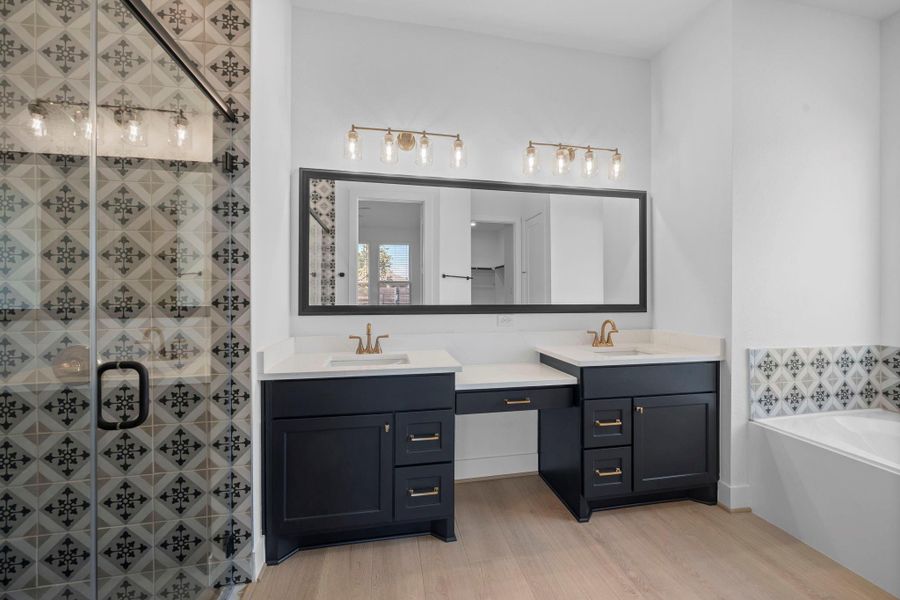 Furnished interior view inside a new home in Artavia, Conroe (Image 7).