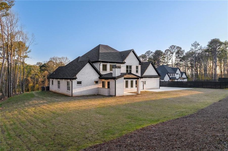 Exterior details and patio area of a home in , Loganville (Image 38).