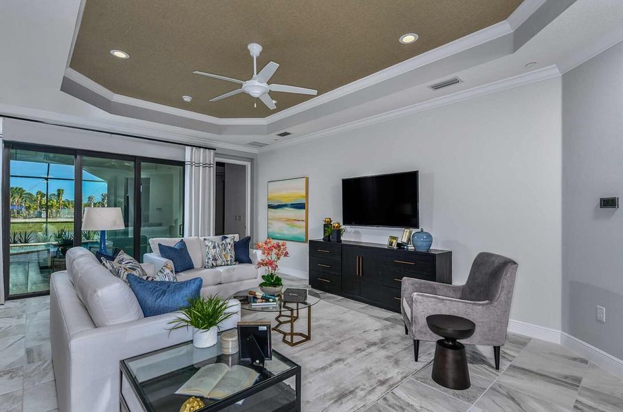 Representative furnished interior of a home built from the White Star by Neal Communities in Palm Grove, Bradenton (Image 10).