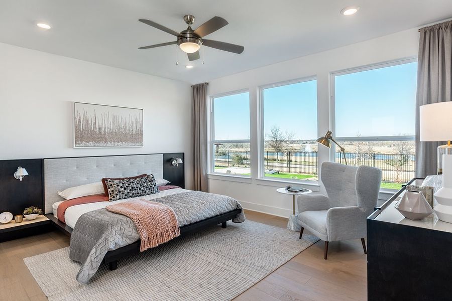 Furnished interior view inside a new home in Easton Park, Austin (Image 4).