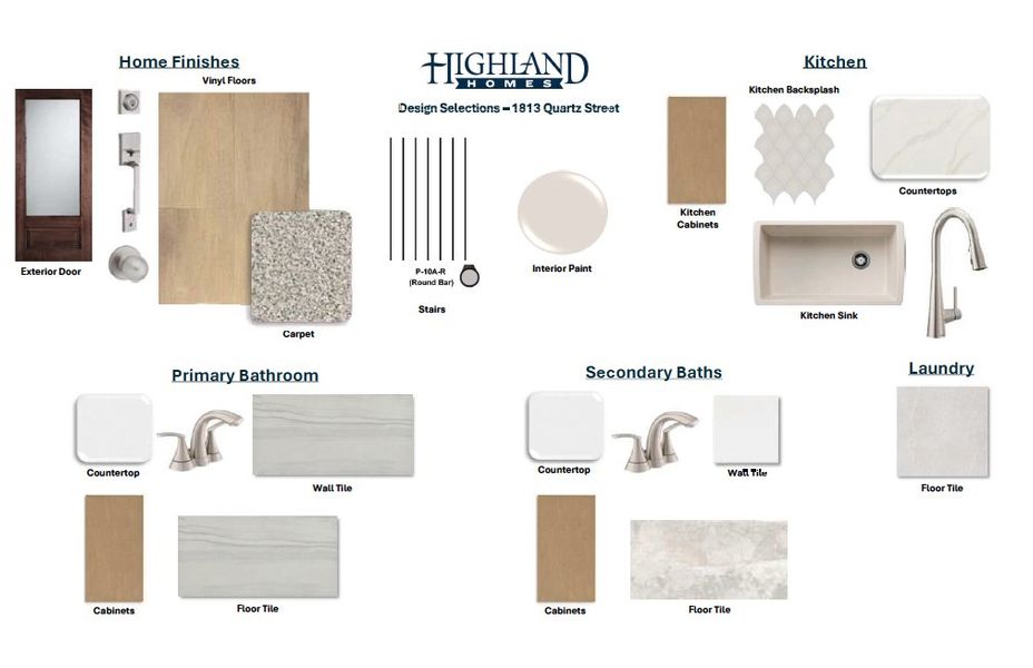Sample of building materials used in homes in Pecan Square, Northlake (Image 36). Sample of building materials used in homes in Pecan Square, Northlake (Image 36).
