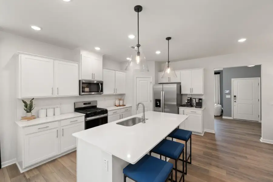 Furnished interior view inside a new home in Cambria, Garner (Image 8).