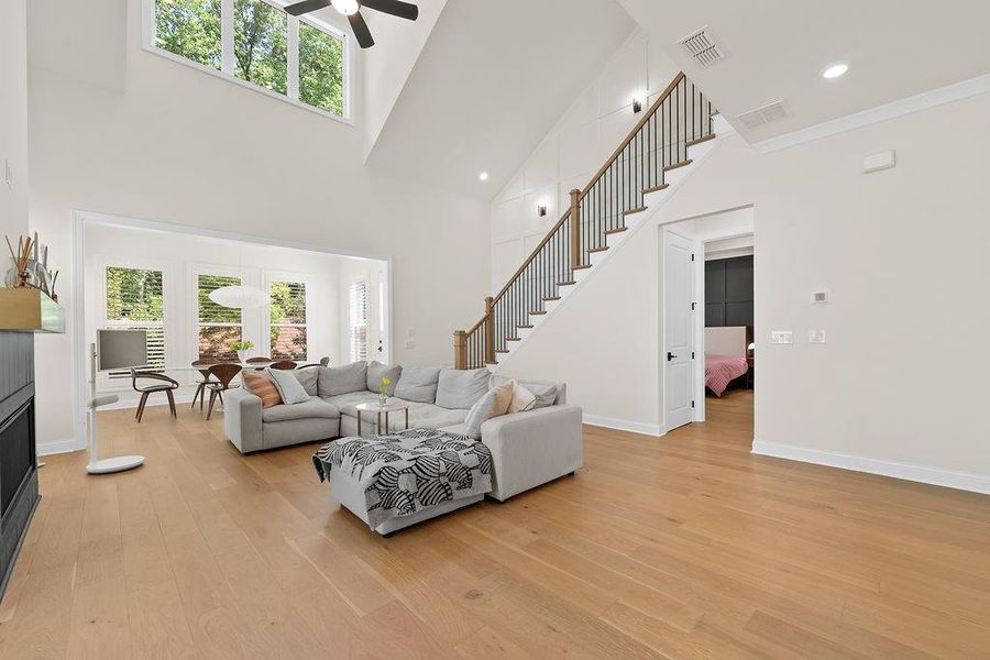 Furnished interior view inside a new home in , Alpharetta (Image 31).