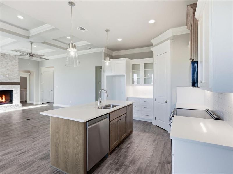 Furnished interior view inside a new home in , Tolar (Image 13).