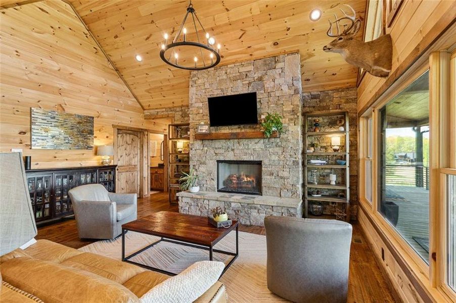 Furnished interior view inside a new home in , Morganton (Image 14).