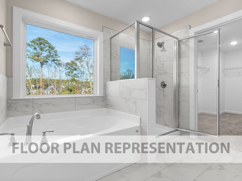 Owner’s Bathroom | Bradford II Plan by Ivey Homes