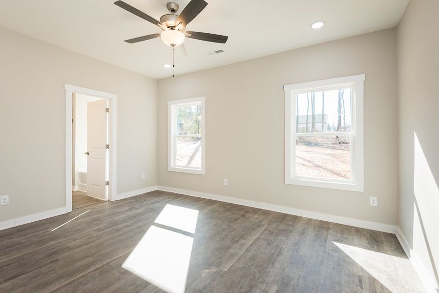 Representative unfurnished interior of a home built from the Adams by Foundation Home Builders LLC in Pallini Place, Ossipee (Image 14).