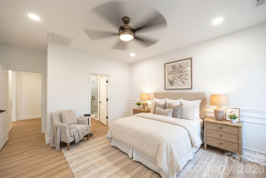 Furnished interior view inside a new home in , Salisbury (Image 11).