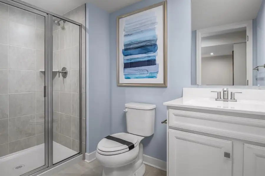 Representative furnished interior of a home built from the Grand Nassau by Ryan Homes in Hope Pointe Townhomes, North Myrtle Beach (Image 23).