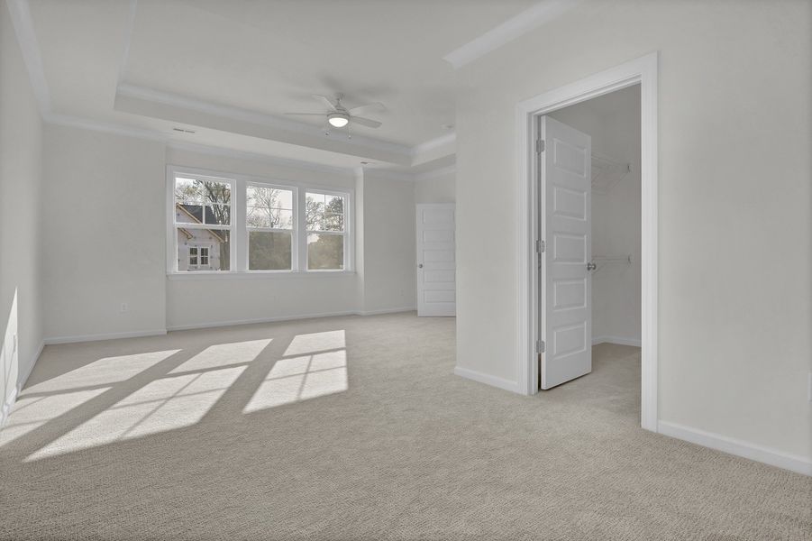 Spacious, unfurnished interior of a new home in Indigo at Abbey Preserve, Wilmington (Image 22).