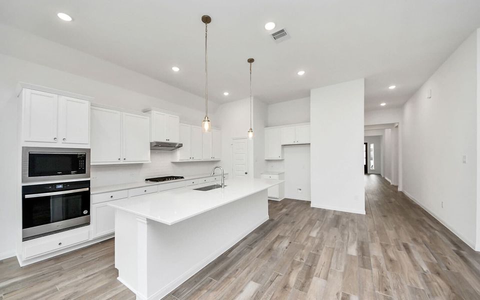 Furnished interior view inside a new home in Elyson, Katy (Image 6).