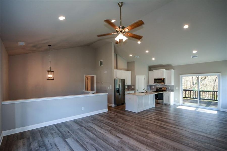 Furnished interior view inside a new home in , Winder (Image 5).