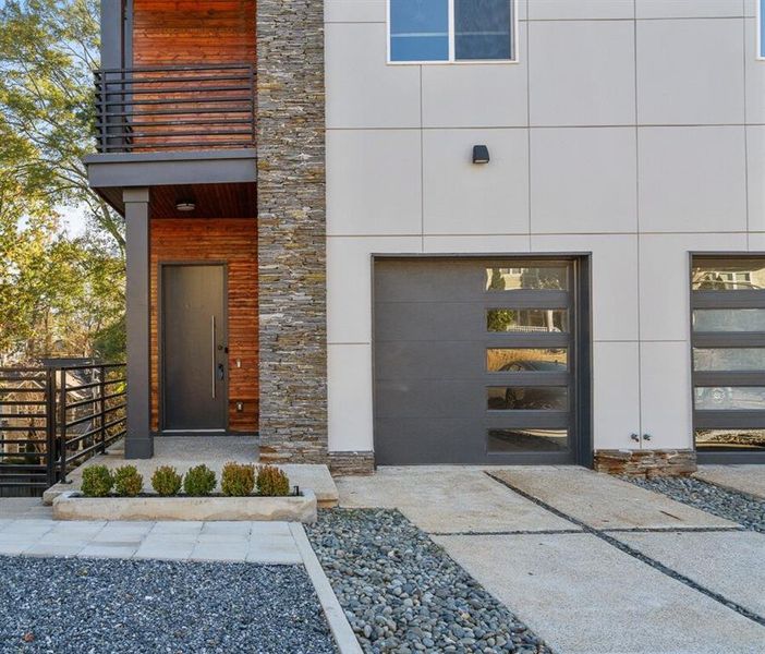 Exterior details and patio area of a home in , Atlanta (Image 1). Exterior details and patio area of a home in , Atlanta (Image 1).
