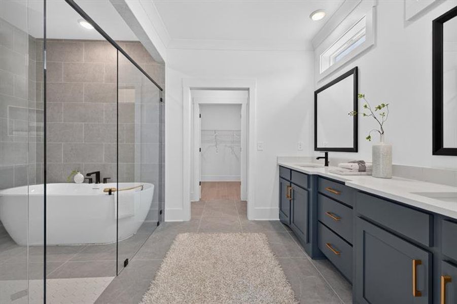 Furnished interior view inside a new home in Livingstone Park, Kennesaw (Image 15).