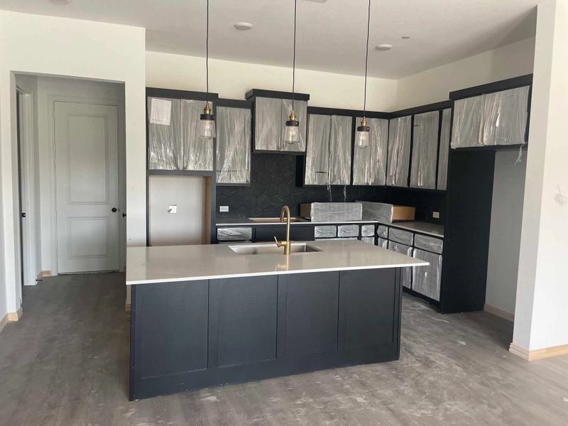 Kitchen Construction Progress featuring the Noir Collection Kitchen Construction Progress featuring the Noir Collection