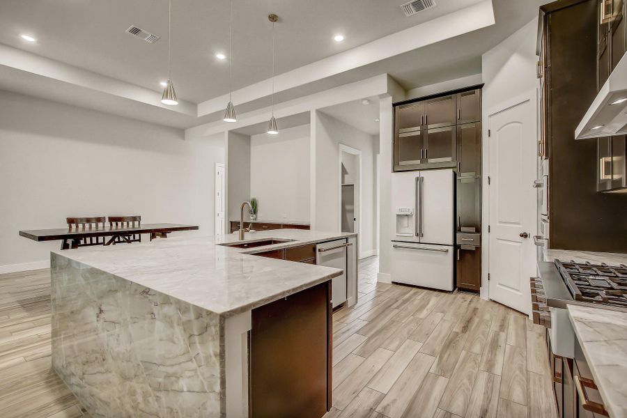 Furnished interior view inside a new home in , San Marcos (Image 12).