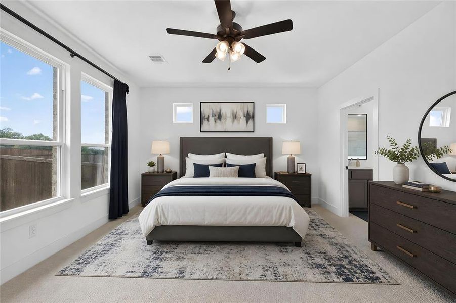 Furnished interior view inside a new home in Talon Hills, Fort Worth (Image 32).