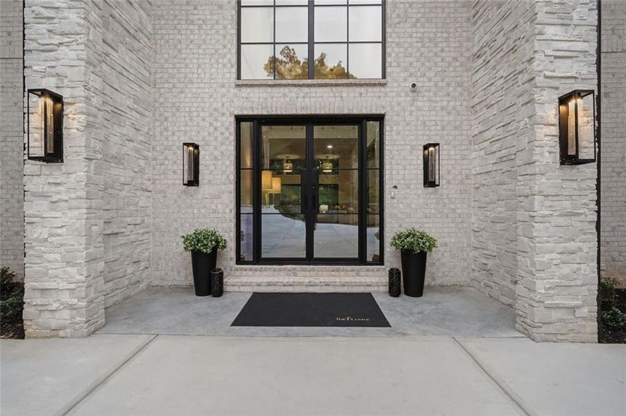 Exterior details and patio area of a home in , Alpharetta (Image 56). Exterior details and patio area of a home in , Alpharetta (Image 56).
