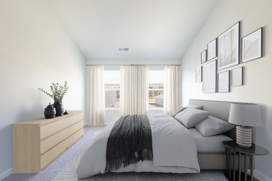 Furnished interior view inside a new home in Center Pointe, Santee (Image 9).