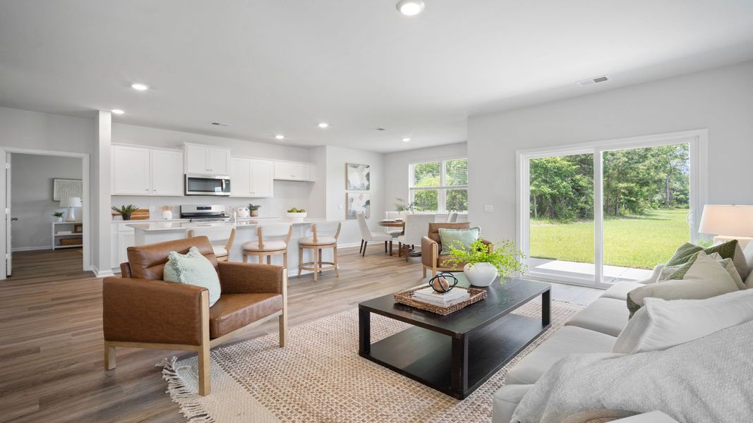 Furnished interior view inside a new home in Fernhill Farms, Statesboro (Image 8).