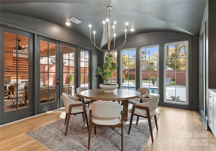 Furnished interior view inside a new home in , Charlotte (Image 31).