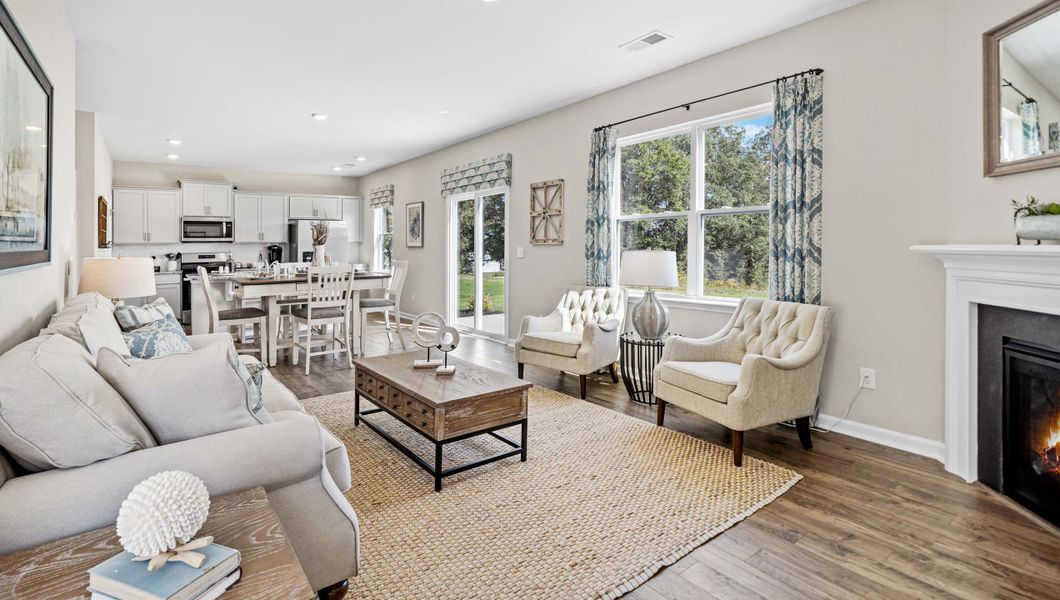 Furnished interior view inside a new home in Hunters Ridge, Woodruff (Image 17).