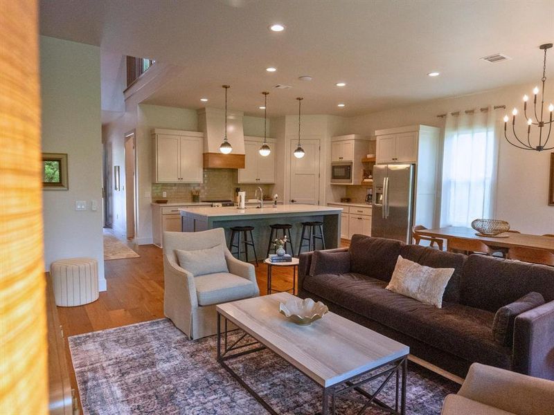 Furnished interior view inside a new home in , Gordonville (Image 3).