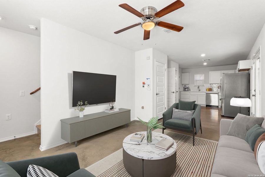 Furnished interior view inside a new home in , San Antonio (Image 12).