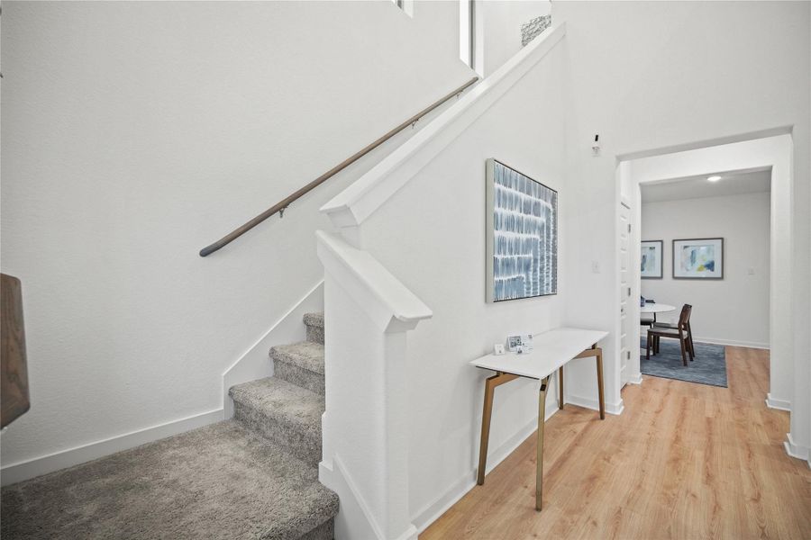 Furnished interior view inside a new home in Prairie Winds, Hutto (Image 5). Furnished interior view inside a new home in Prairie Winds, Hutto (Image 5).
