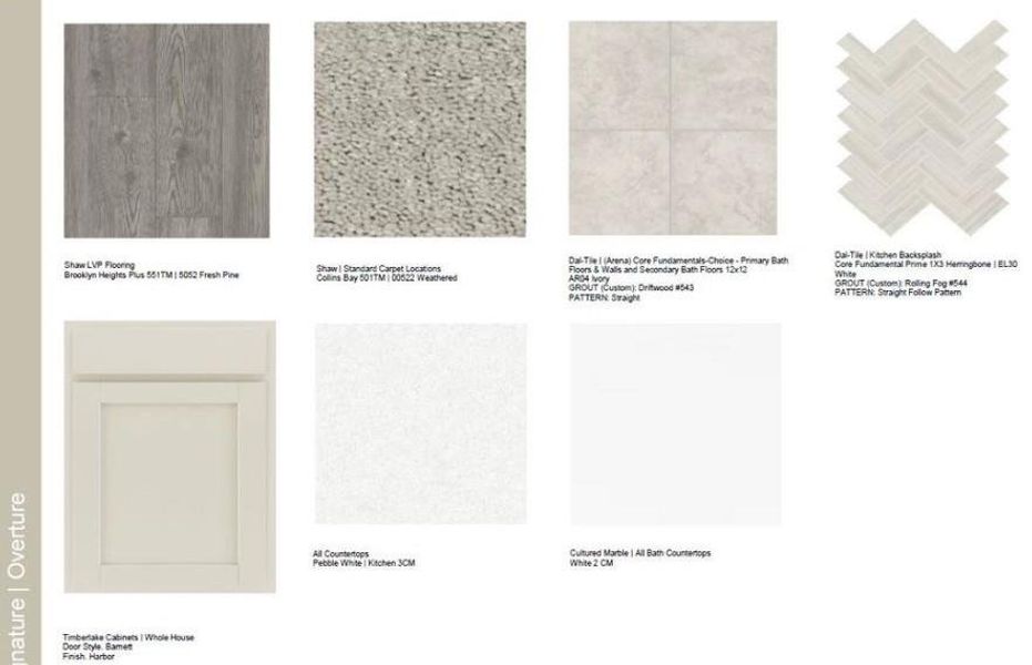 Sample of building materials used in homes in Auburn Glen, Dacula (Image 28). Sample of building materials used in homes in Auburn Glen, Dacula (Image 28).