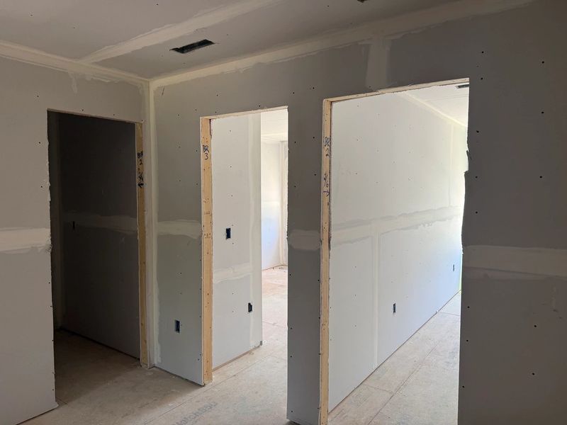 In-progress construction of a new home in Towns at The Point, Rolesville, NC (Image 22).
