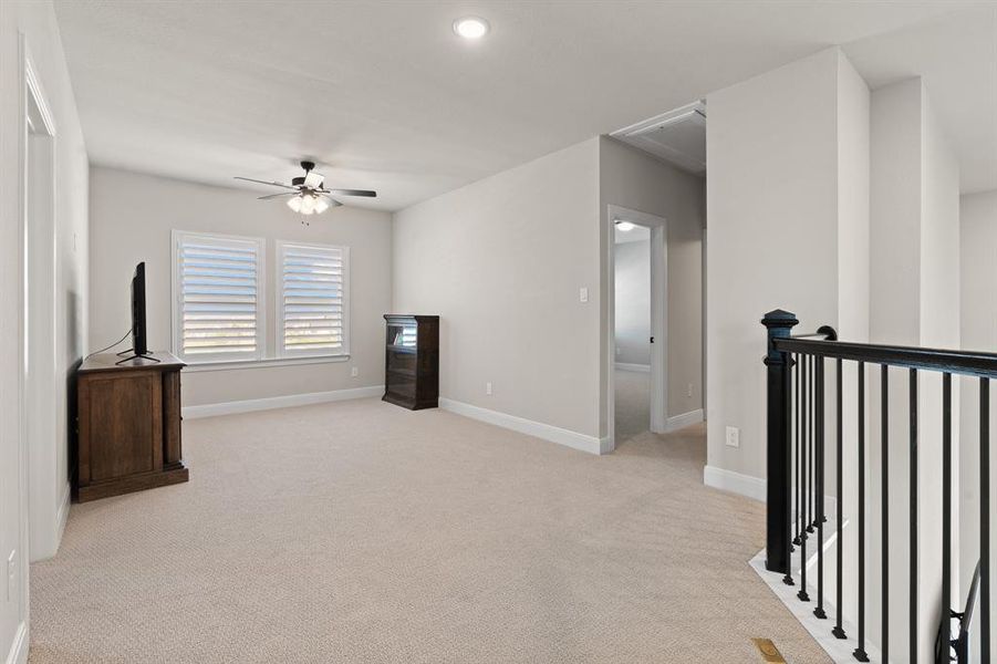 Spacious, unfurnished interior of a new home in Pecan Square - Estates, Northlake (Image 22).