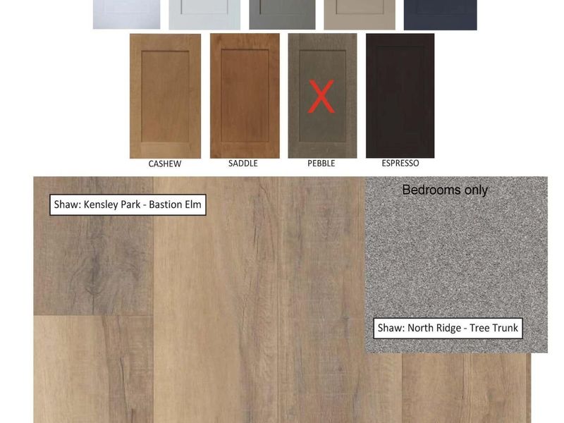 Sample of building materials used in homes in North Ridge at Pronghorn Ranch, Prescott Valley (Image 36). Sample of building materials used in homes in North Ridge at Pronghorn Ranch, Prescott Valley (Image 36).