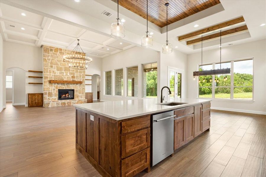 Furnished interior view inside a new home in , Cresson (Image 30).