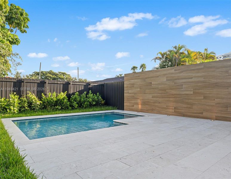 Exterior details and patio area of a home in , Miami (Image 3).