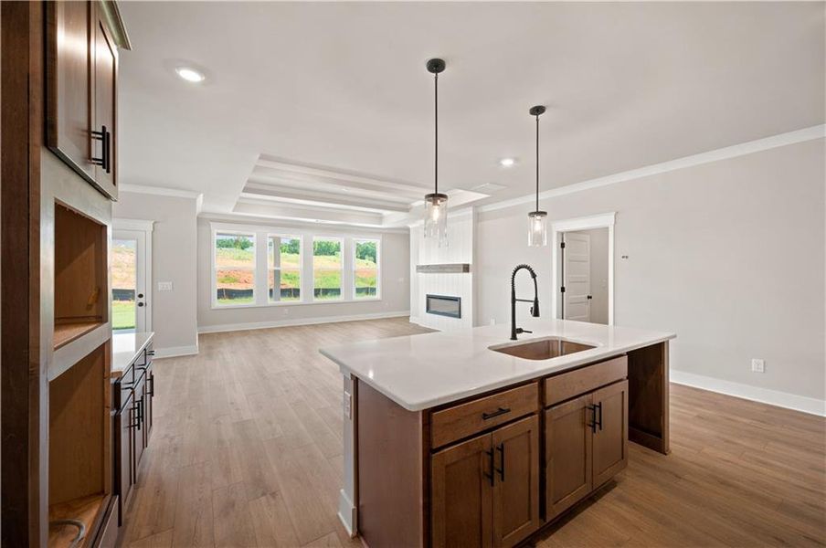 Furnished interior view inside a new home in Mallard’s Landing, Jefferson (Image 6).