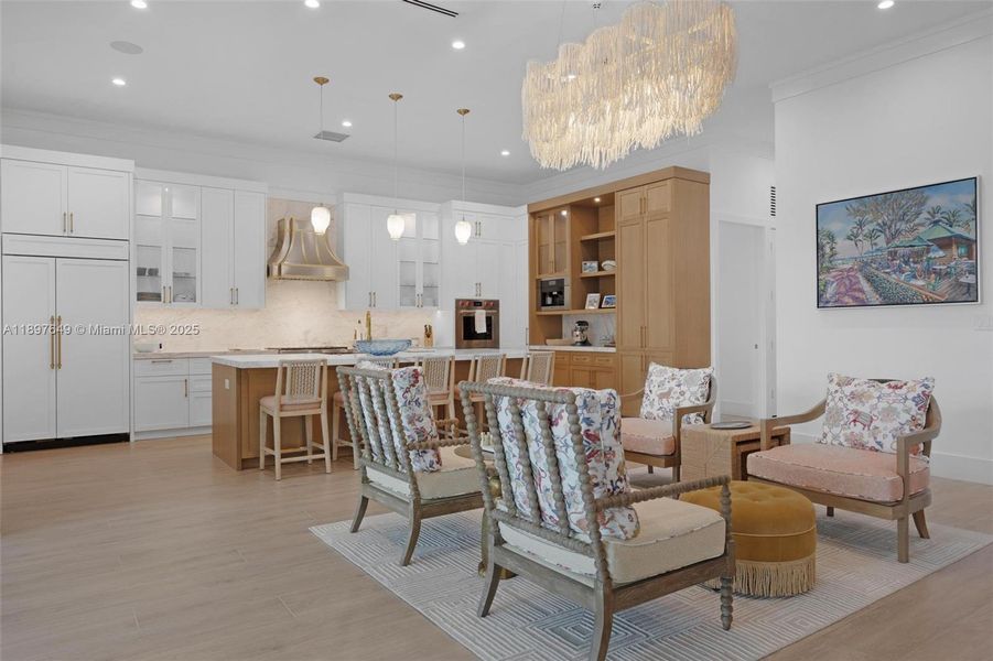 Furnished interior view inside a new home in , Key Largo (Image 28).