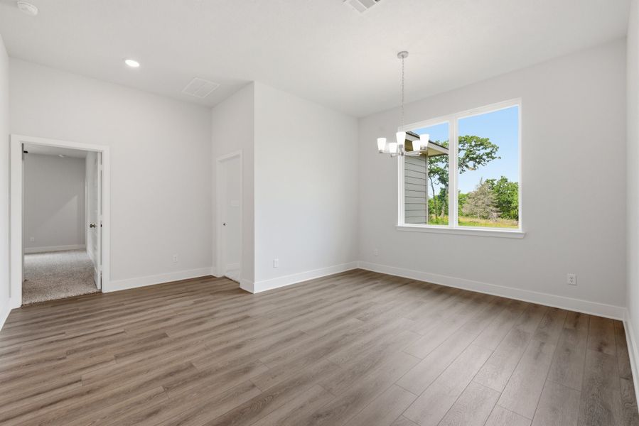 Representative unfurnished interior of a home built from the The 2205 by Stylecraft Builders in Muir Wood, Bryan (Image 6).