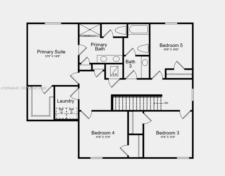 Second Floor Plan - Additional Highlights Include: all appliances included, and window blinds throughout Second Floor Plan - Additional Highlights Include: all appliances included, and window blinds throughout