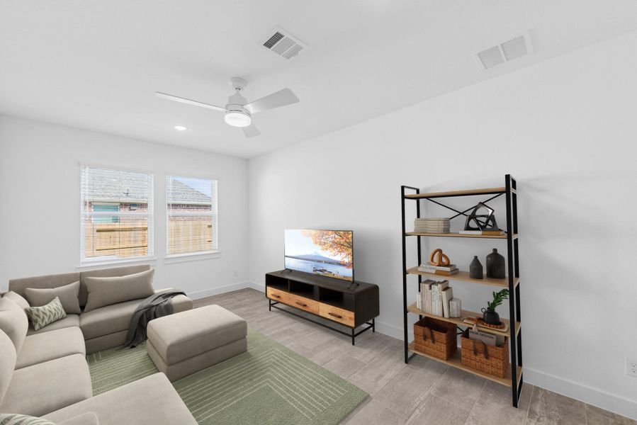 Dedicated media room