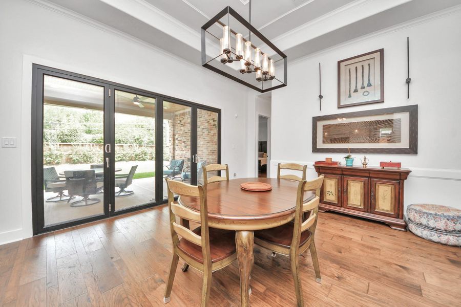 Furnished interior view inside a new home in , Sugar Land (Image 13).