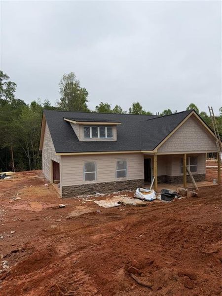 In-progress construction of a new home in , Clarkesville, GA (Image 3).