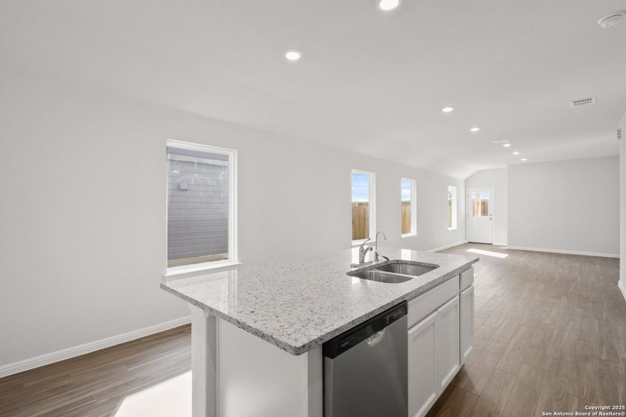 Furnished interior view inside a new home in Timber Creek, San Antonio (Image 10).