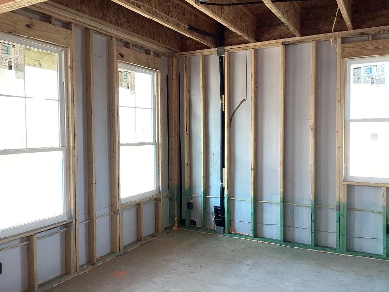 Spacious, unfurnished interior of a new home in The Cottages at Lariat, Liberty Hill (Image 12). Spacious, unfurnished interior of a new home in The Cottages at Lariat, Liberty Hill (Image 12).