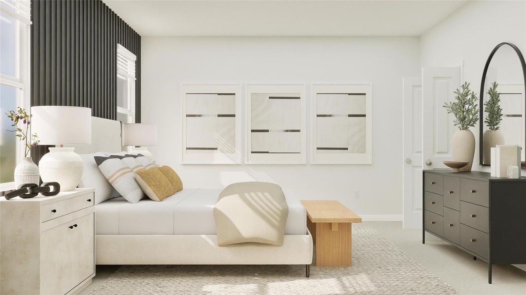 Furnished interior view inside a new home in Binford Creek, Waller (Image 8).