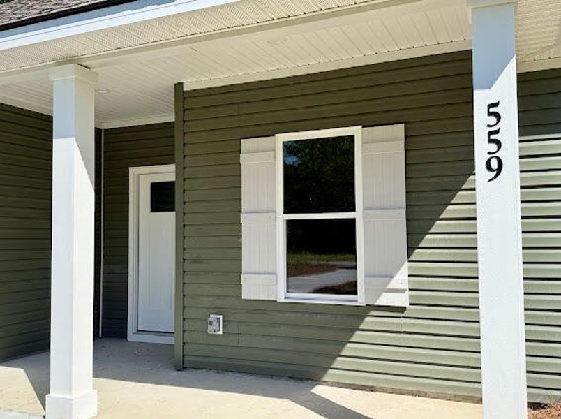 Exterior details and patio area of a home in , McClellanville (Image 1). Exterior details and patio area of a home in , McClellanville (Image 1).
