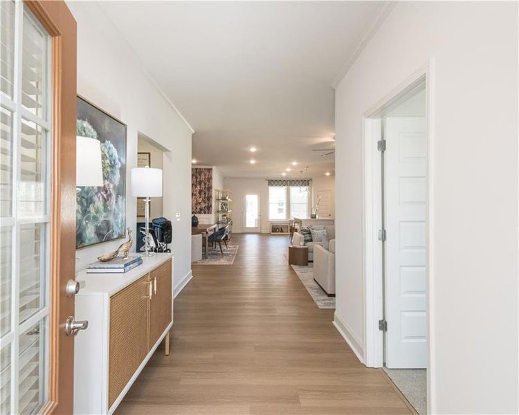 Furnished interior view inside a new home in Cooper's Walk, Loganville (Image 5).