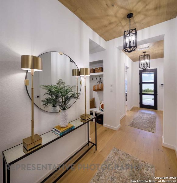 Furnished interior view inside a new home in Meyer Ranch, New Braunfels (Image 36).